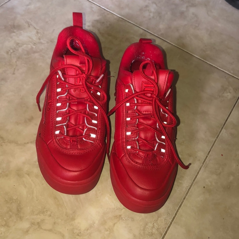 Fila Womens Fila- Womens Shoes Red